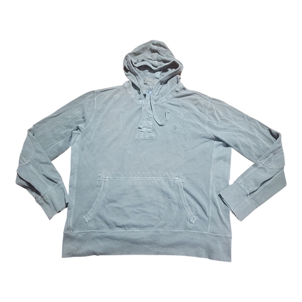 Vintage Ralph Lauren Hoodie Grean Mens Large A7‎
